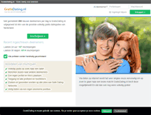 Tablet Screenshot of gratisdating.nl
