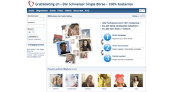 Desktop Screenshot of gratisdating.ch